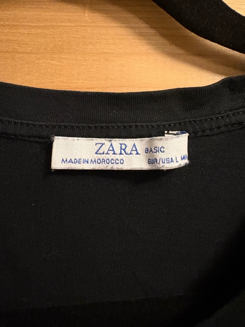 Zara Basic Black Short-Sleeve Midi Dress with Multicolor Handkerchief Inset - Picture 5 of 5